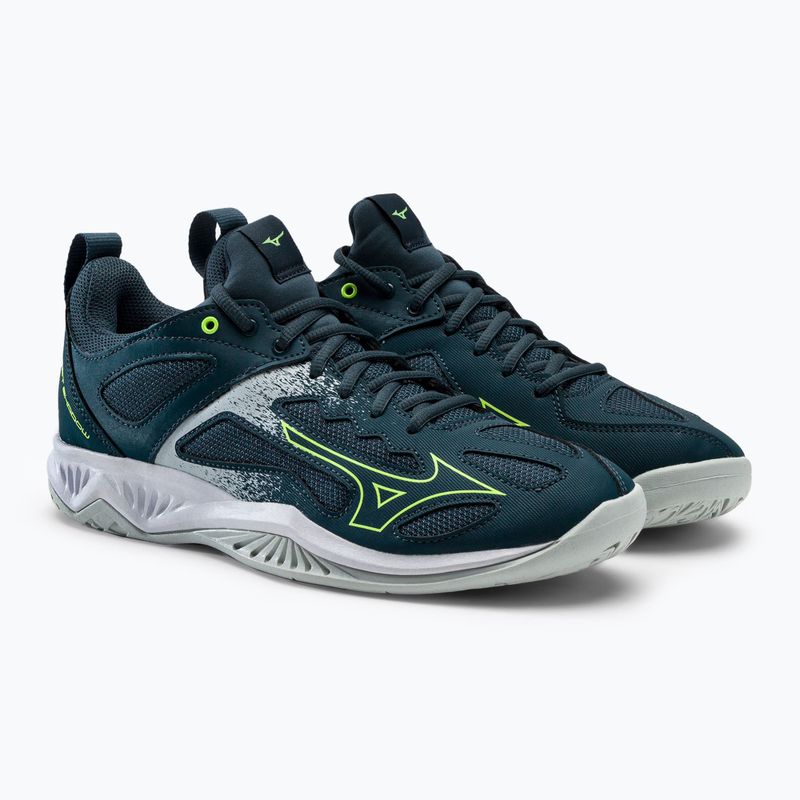 Men's handball shoes Mizuno Ghost Shadow green X1GA218038 5