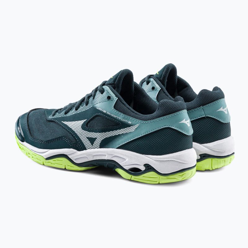Men's handball shoes Mizuno Wave Phantom 2 blue X1GA206038 3