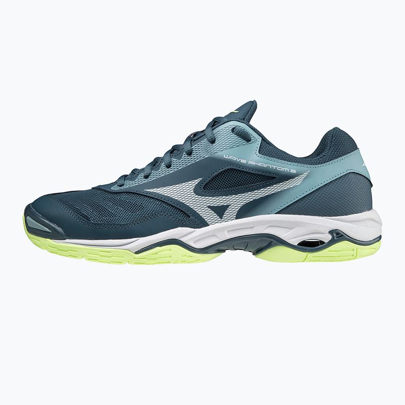 Men's handball shoes Mizuno Wave Phantom 2 blue X1GA206038 10