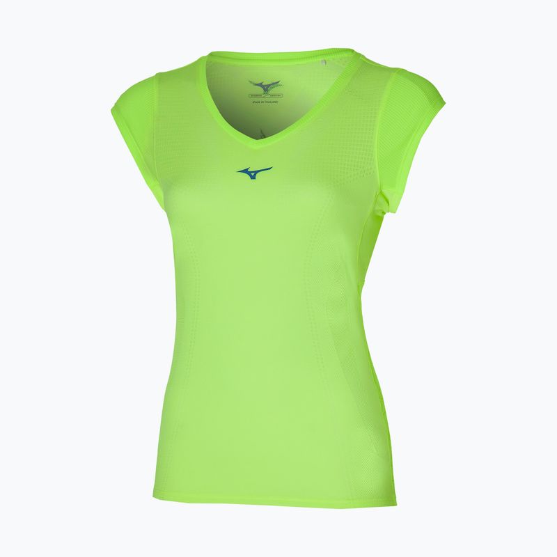 Women's running shirt Mizuno Aero Tee neolime 3