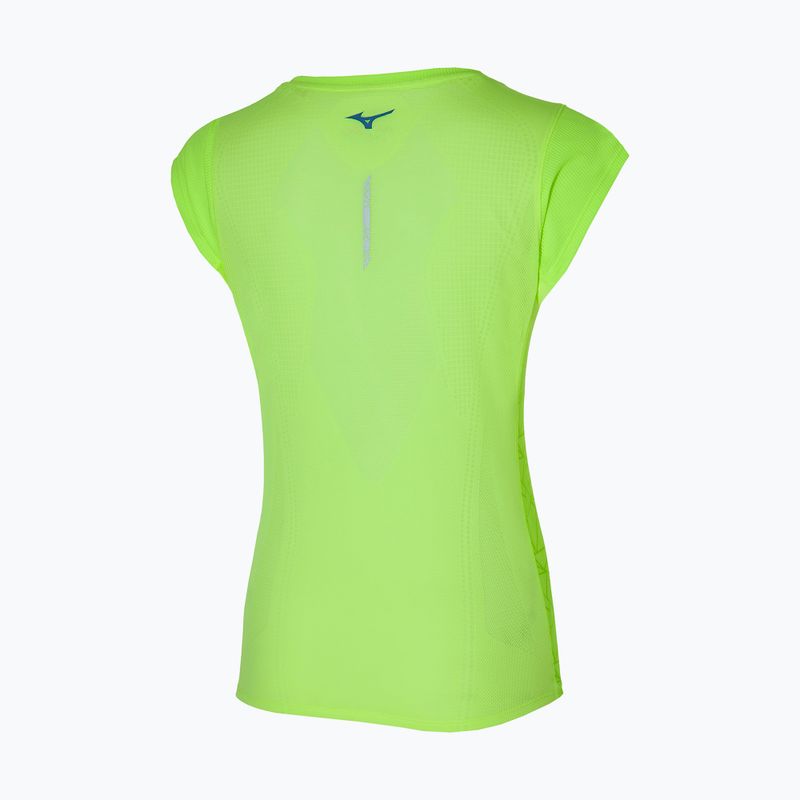 Women's running shirt Mizuno Aero Tee neolime 4