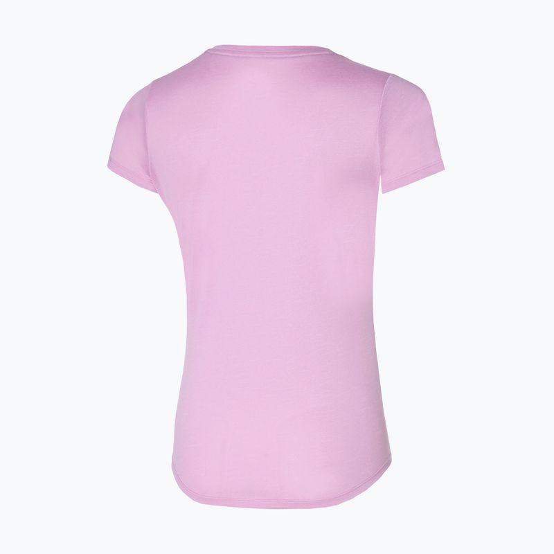 Women's running shirt Mizuno Impulse Core RB Tee pink lavender 2