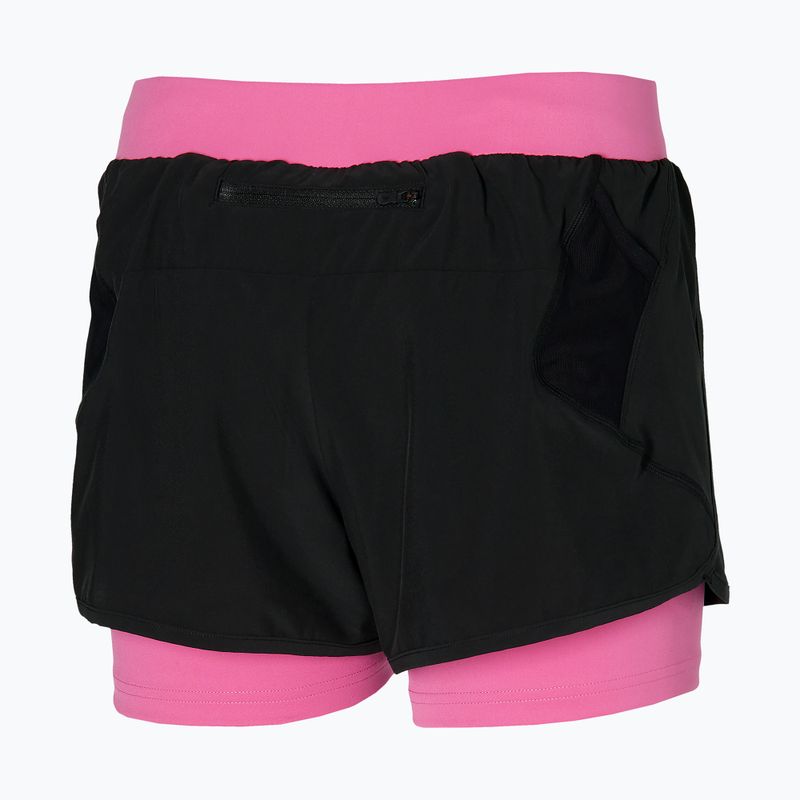 Women's running shorts Mizuno ER 2in1 wild orchid 2