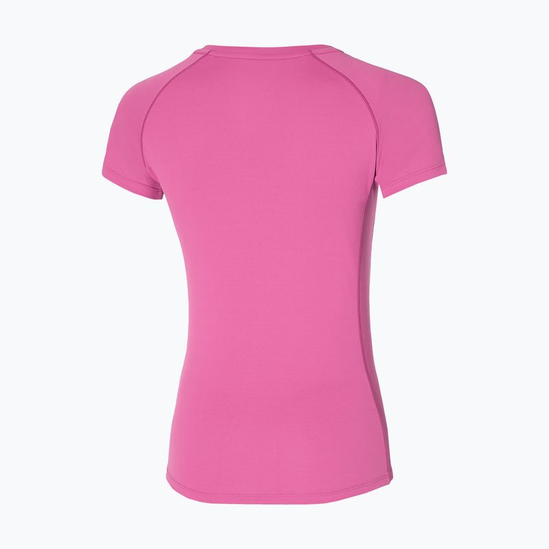 Women's running shirt Mizuno Sun Protect Tee wild orchid 2