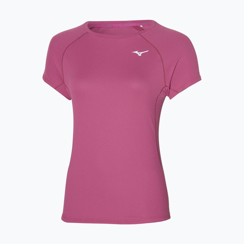 Women's running t-shirt Mizuno Dryaeroflow Tee magenta haze