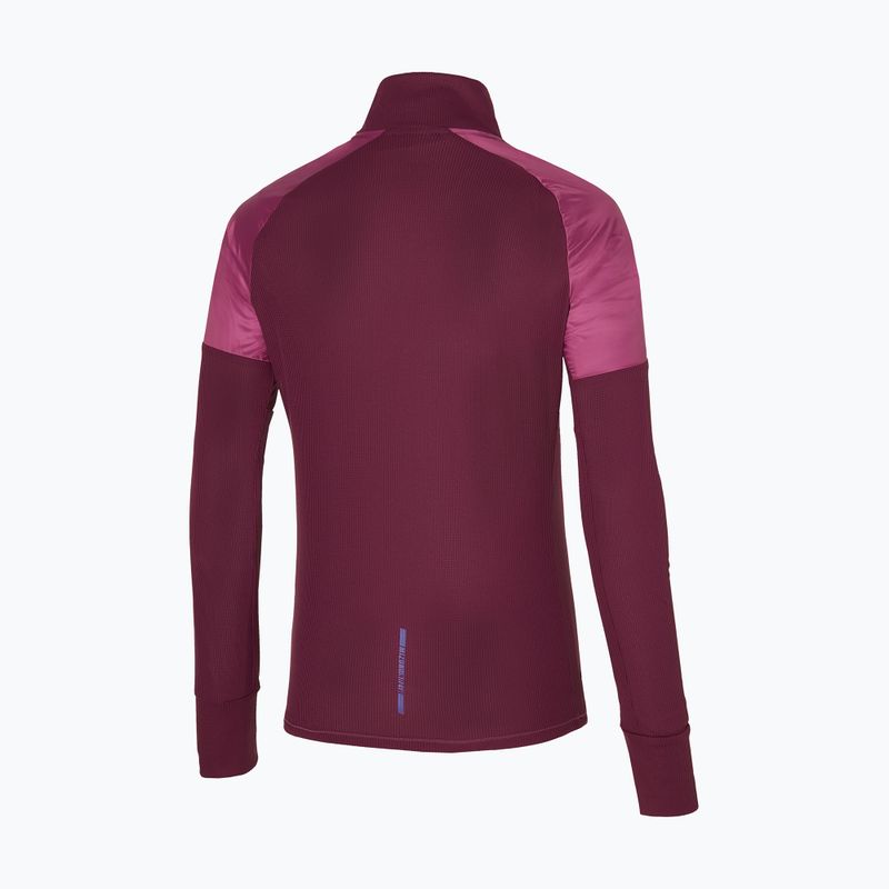 Women's running longsleeve Mizuno Hybrid LS Tee magenta haze 2