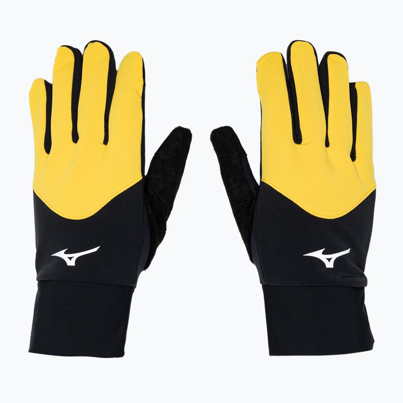 Mizuno Warmalite racing yellow running gloves 3