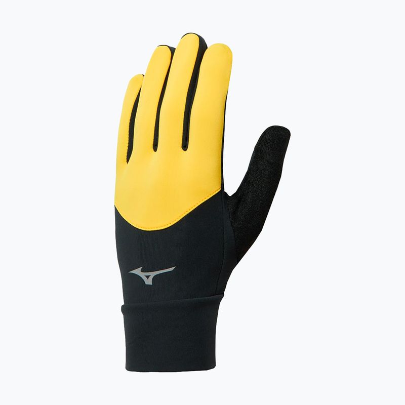 Mizuno Warmalite racing yellow running gloves 5