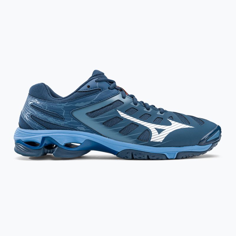 Men's volleyball shoes Mizuno Wave Voltage navy blue V1GA216021 2