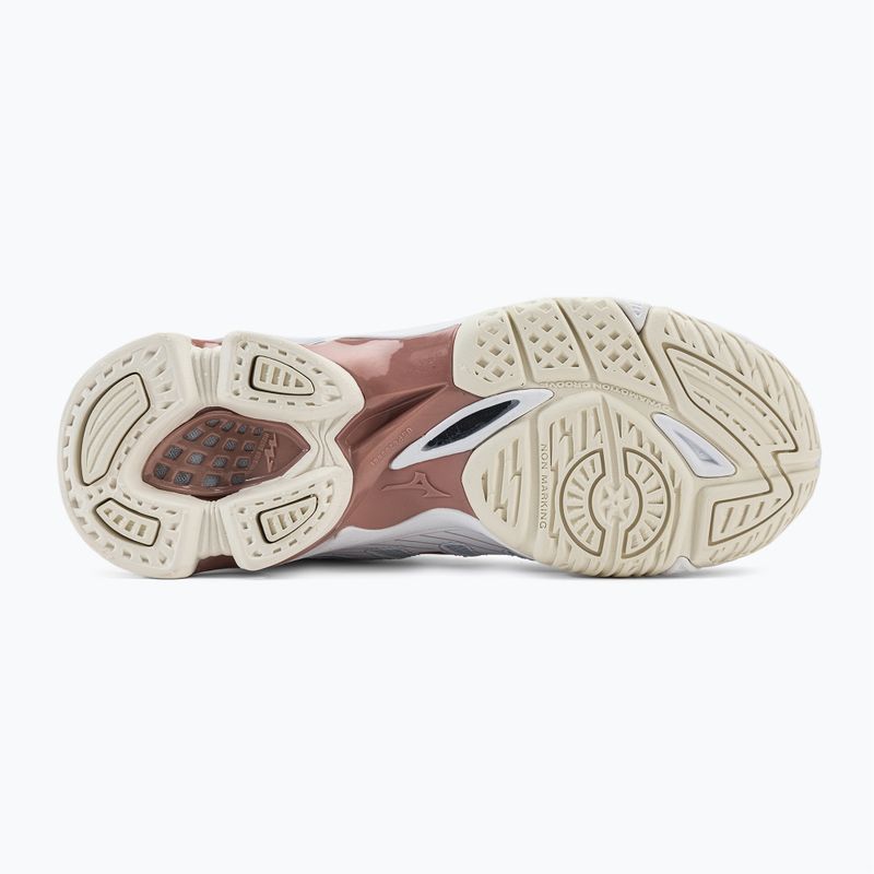 Women's volleyball shoes Mizuno Wave Voltage white V1GC216036 5