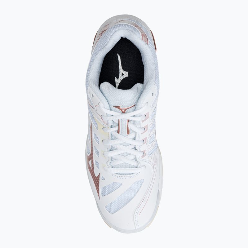 Women's volleyball shoes Mizuno Wave Voltage white V1GC216036 6