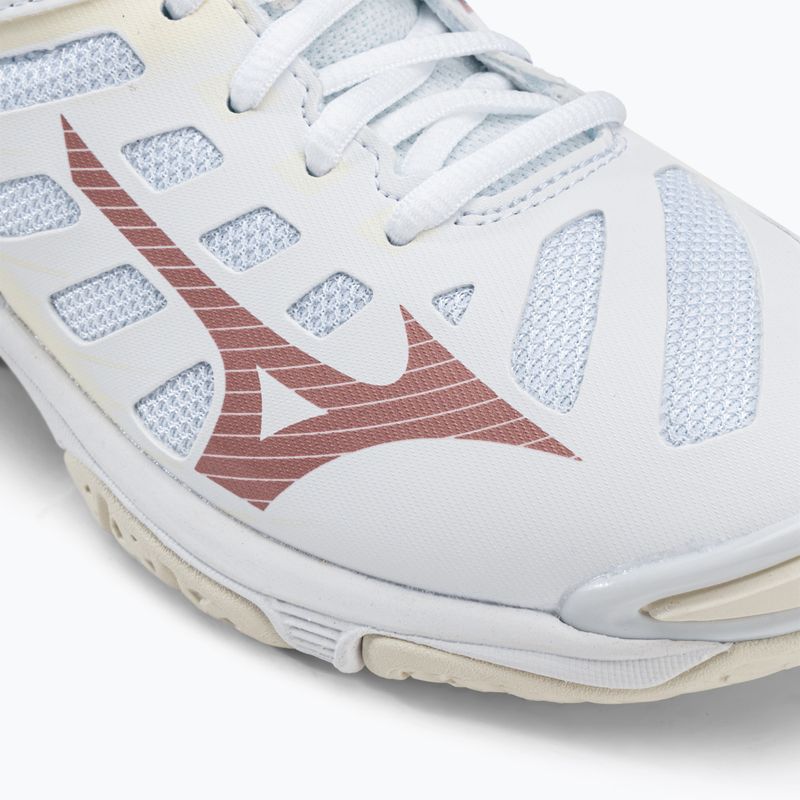 Women's volleyball shoes Mizuno Wave Voltage white V1GC216036 7