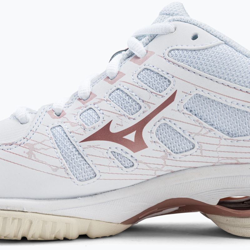 Women's volleyball shoes Mizuno Wave Voltage white V1GC216036 10