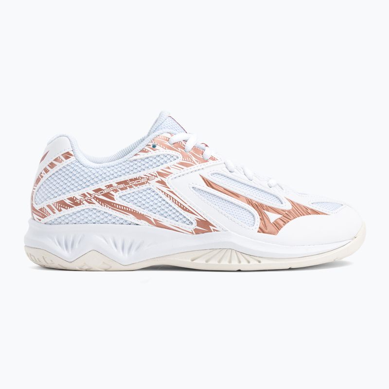 Women's volleyball shoes Mizuno Thunder Blade 3 white V1GC217036 2