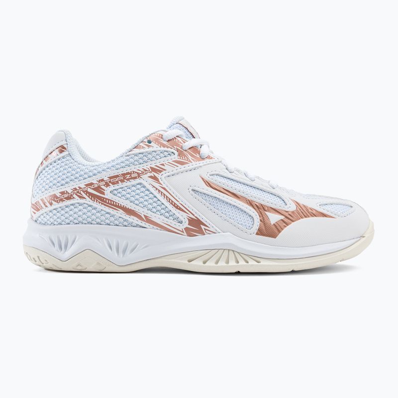 Mizuno Lightning Star Z6 children's volleyball shoes white V1GD210336 2