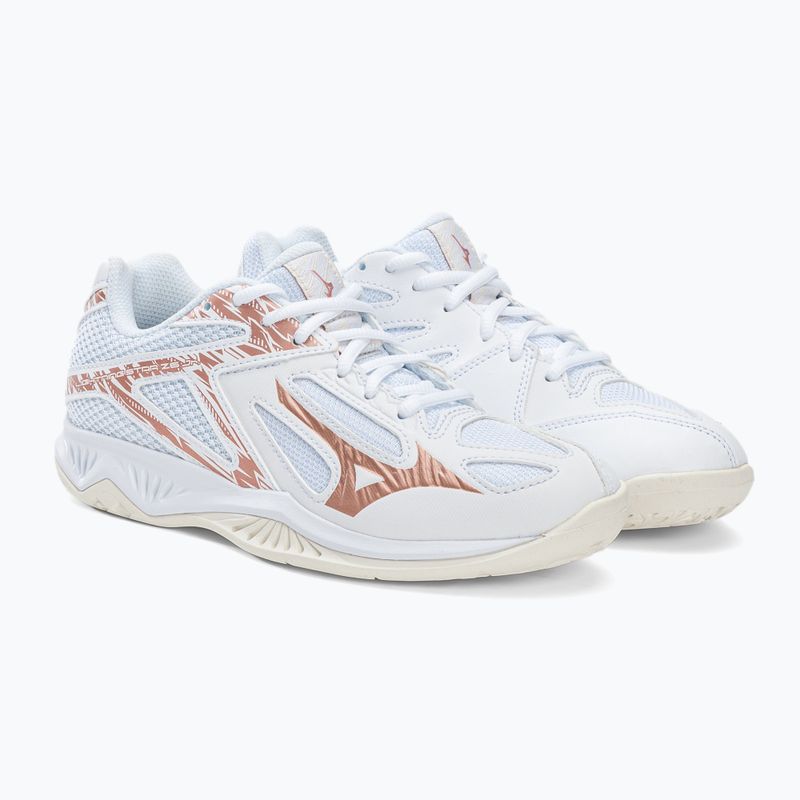 Mizuno Lightning Star Z6 children's volleyball shoes white V1GD210336 4