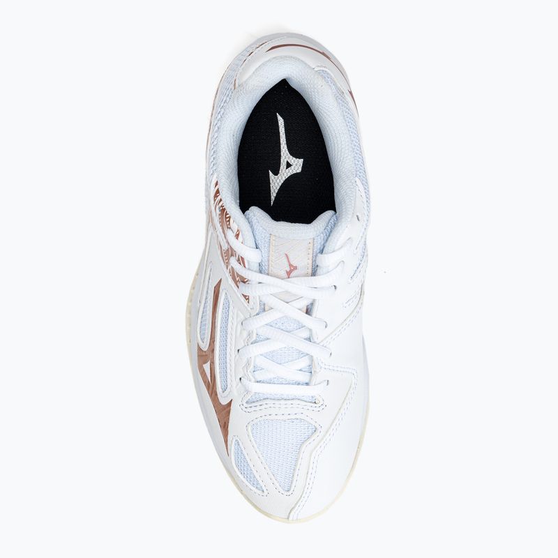 Mizuno Lightning Star Z6 children's volleyball shoes white V1GD210336 6