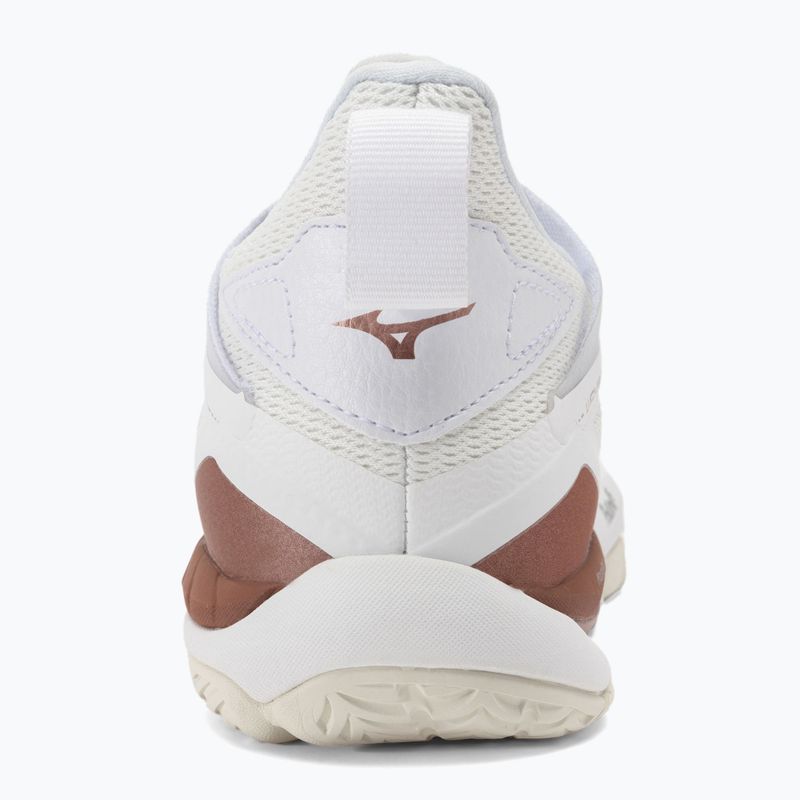 Women's handball shoes Mizuno Wave Mirage 4 white/rose/snow white 6