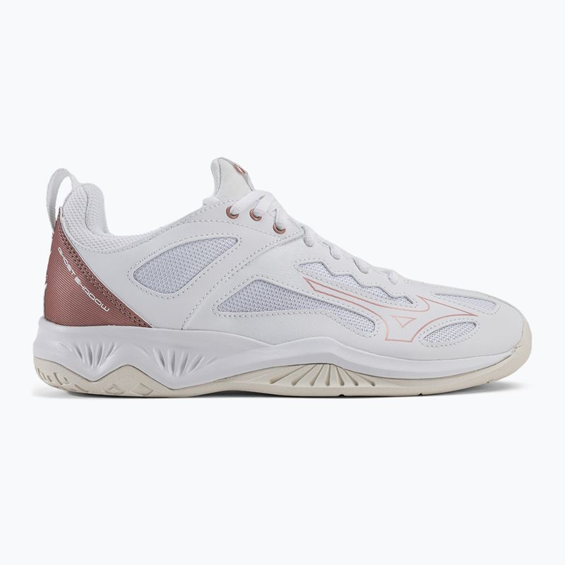 Women's handball shoes Mizuno Ghost Shadow white 2