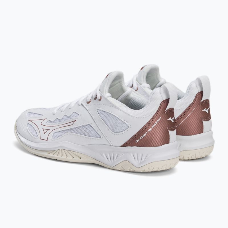 Women's handball shoes Mizuno Ghost Shadow white 3