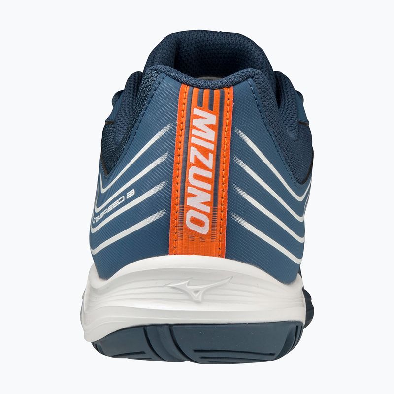 Mizuno Cyclone Speed 3 volleyball shoes blue and white V1GA218021 8