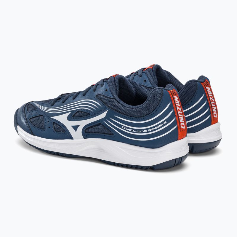 Mizuno Cyclone Speed 3 volleyball shoes blue and white V1GA218021 4