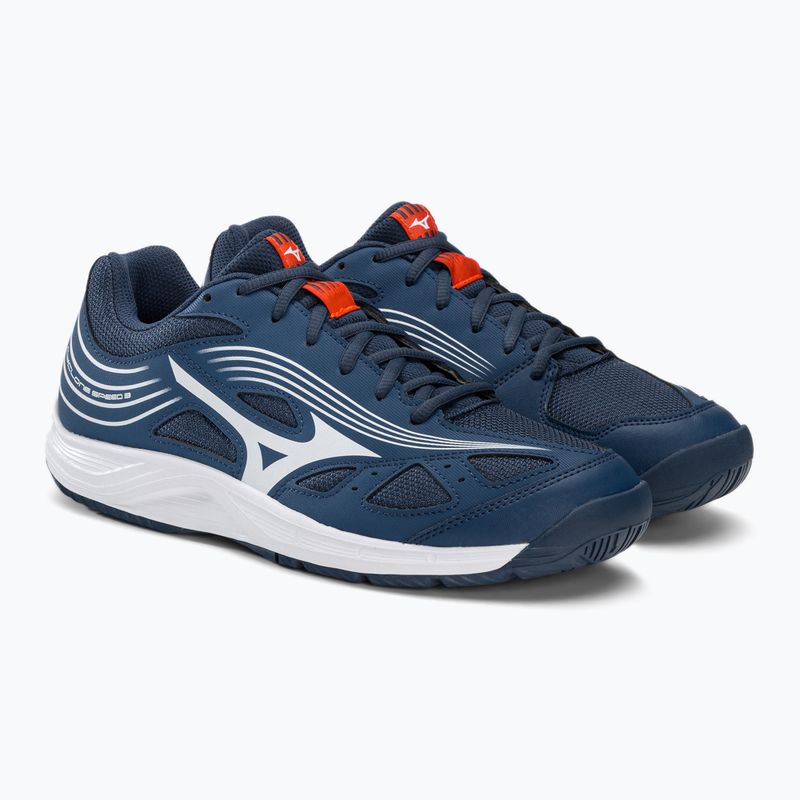 Mizuno Cyclone Speed 3 volleyball shoes blue and white V1GA218021 5