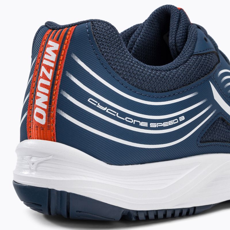 Mizuno Cyclone Speed 3 volleyball shoes blue and white V1GA218021 10