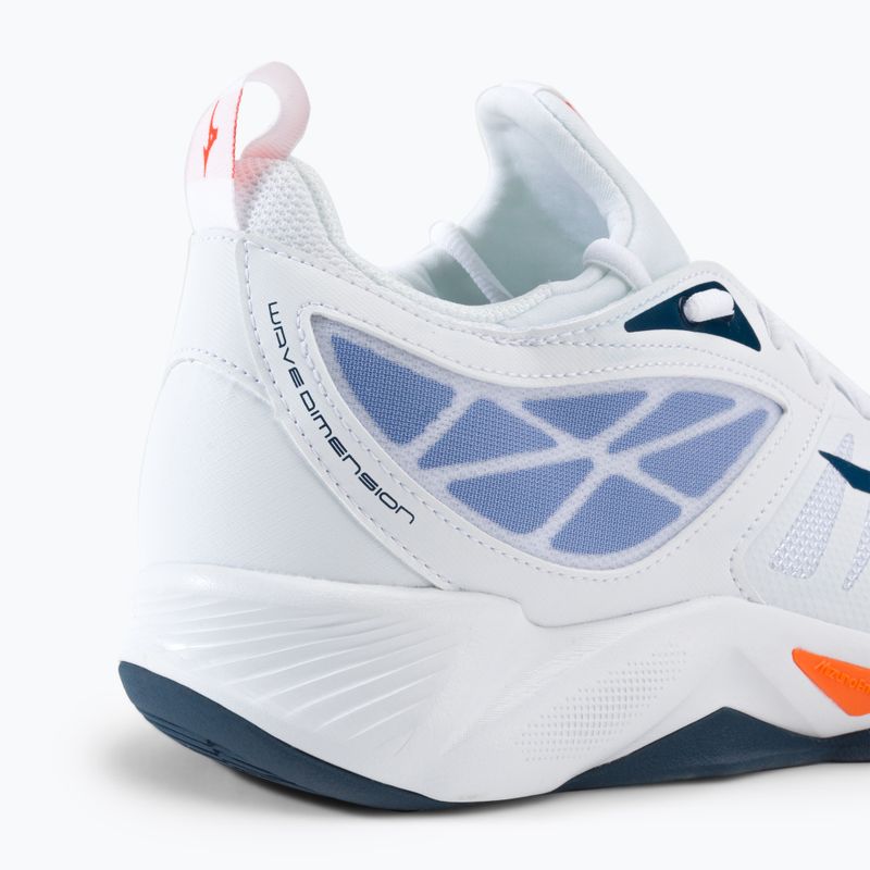 Men's volleyball shoes Mizuno Wave Dimension white V1GA224022 7