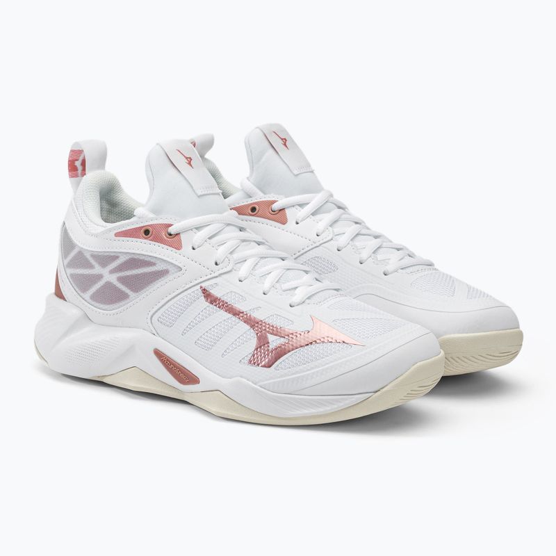 Women's volleyball shoes Mizuno Wave Dimension white V1GC224036 4
