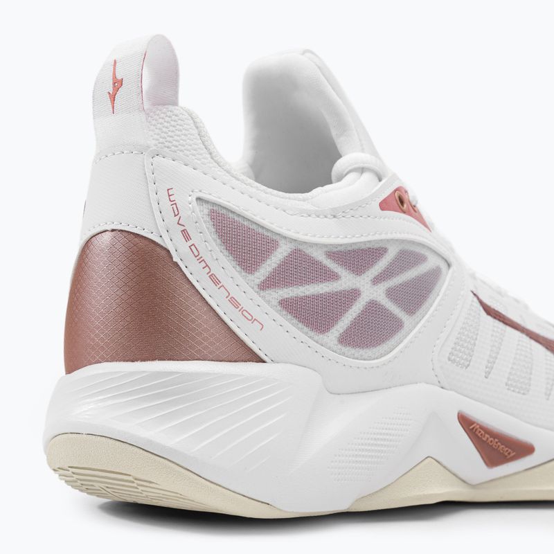 Women's volleyball shoes Mizuno Wave Dimension white V1GC224036 9
