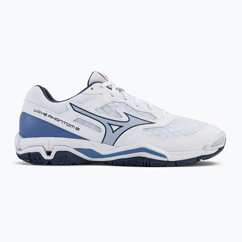 Men's handball shoes Mizuno Wave Phantom 3 white X1GA226022 2