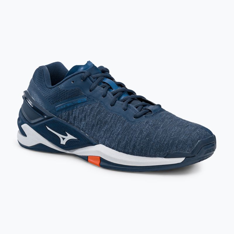 Men's handball shoes Mizuno Wave Stealth Neo navy blue X1GA200021