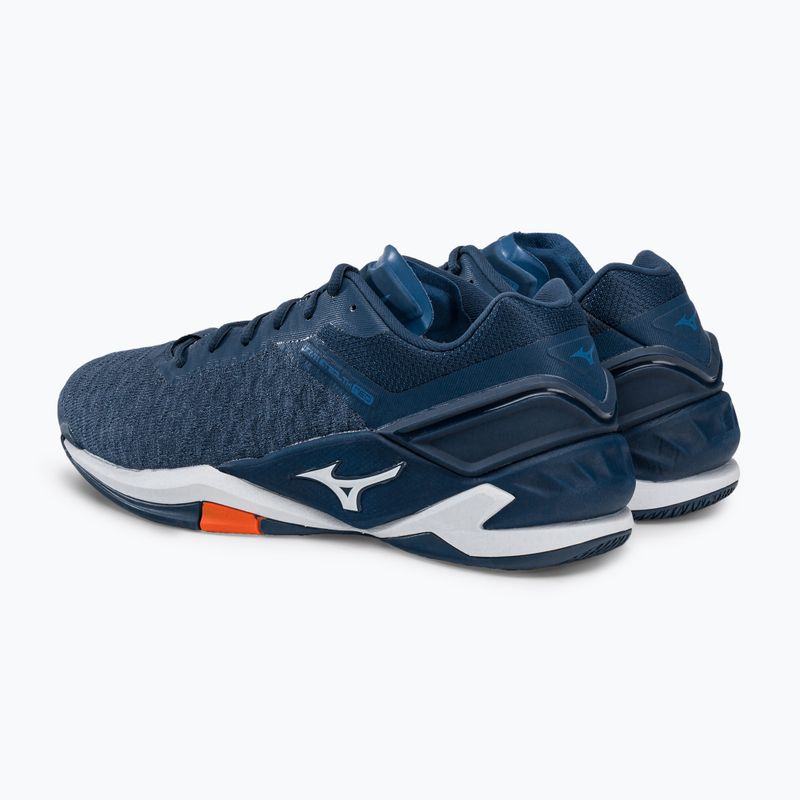 Men's handball shoes Mizuno Wave Stealth Neo navy blue X1GA200021 3