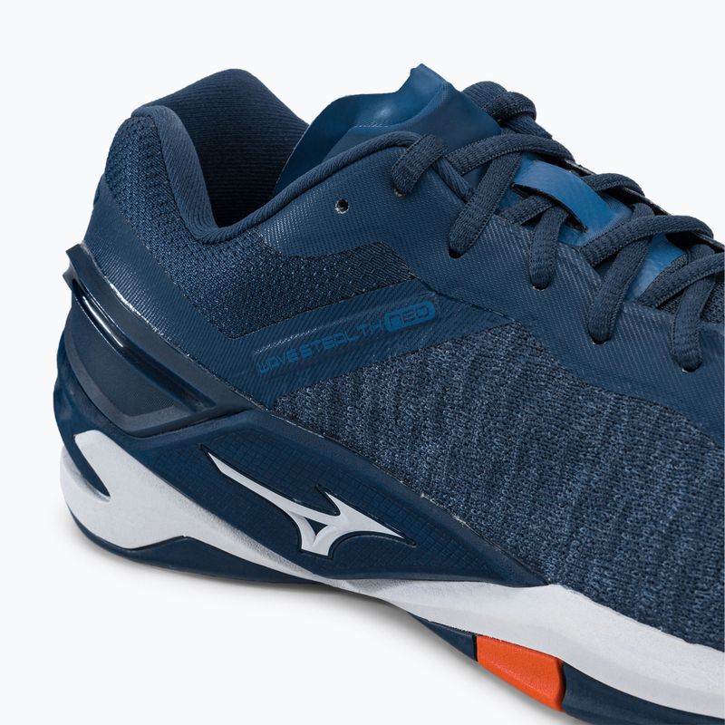 Men's handball shoes Mizuno Wave Stealth Neo navy blue X1GA200021 9