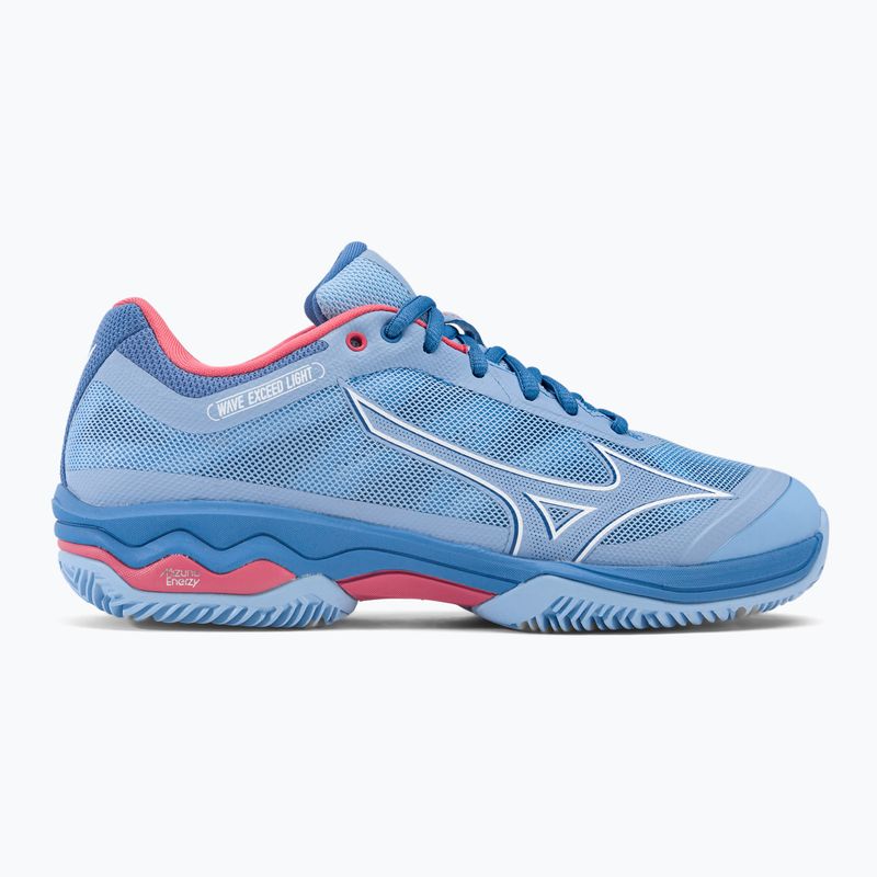 Women's tennis shoes Mizuno Wave Exceed Light CC blue 61GC222121 2