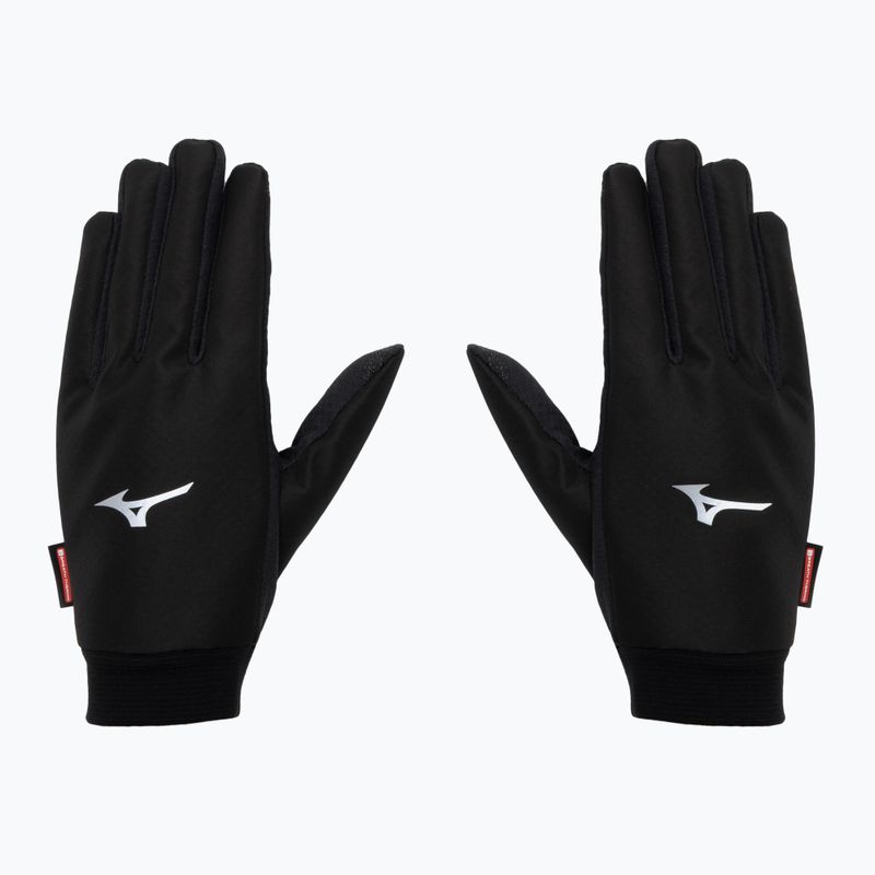 Mizuno Wind Guard running gloves black 2