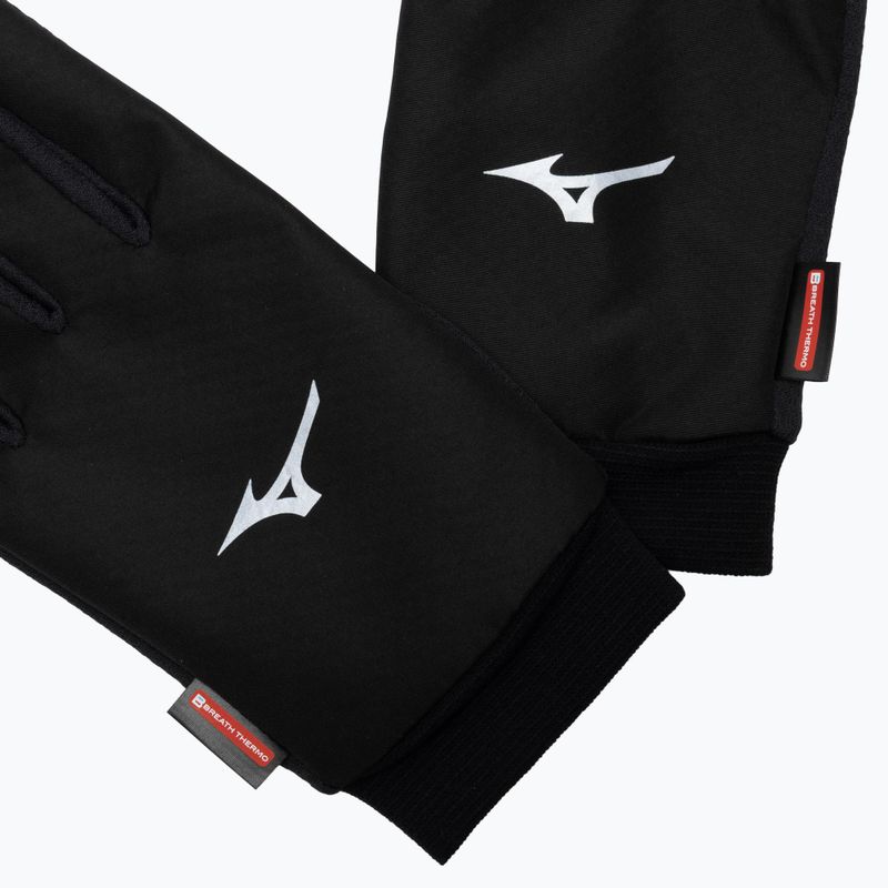 Mizuno Wind Guard running gloves black 4