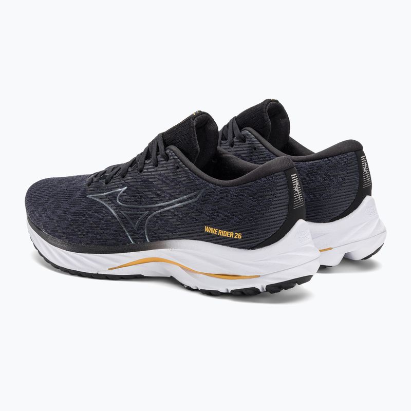 Men's running shoes Mizuno Wave Rider 26 2E odyssey gray/metallic gray/pale marigold 4