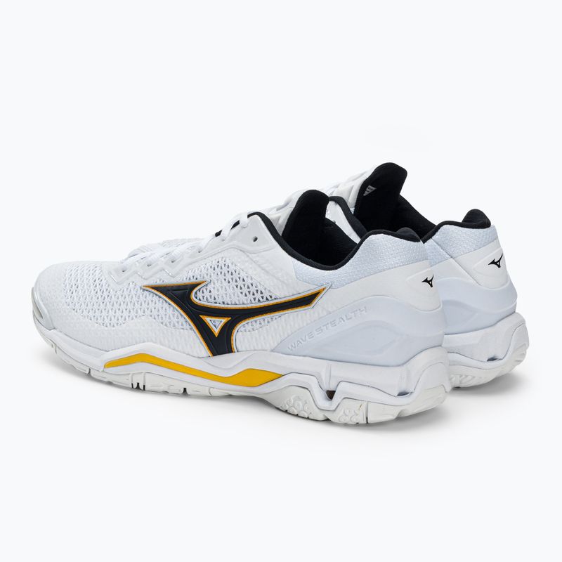 Men's handball shoes Mizuno Wave Stealth V white X1GA180013 3