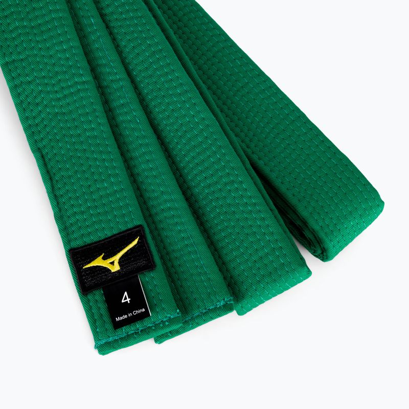 Mizuno kimono belt RB green 2
