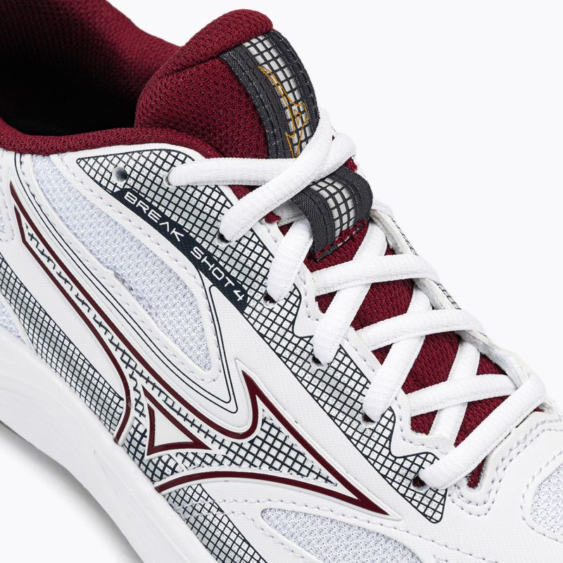 Women's tennis shoes Mizuno Break Shot 4 AC white 61GA232664 8