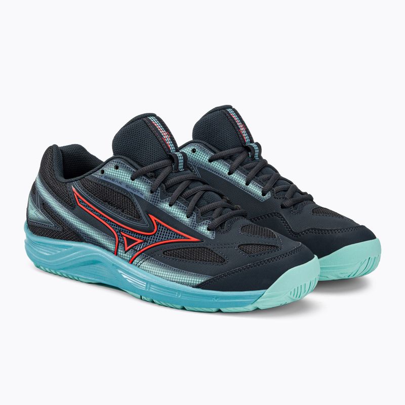 Men's tennis shoes Mizuno Break Shot 4 AC blue 61GA234012 4