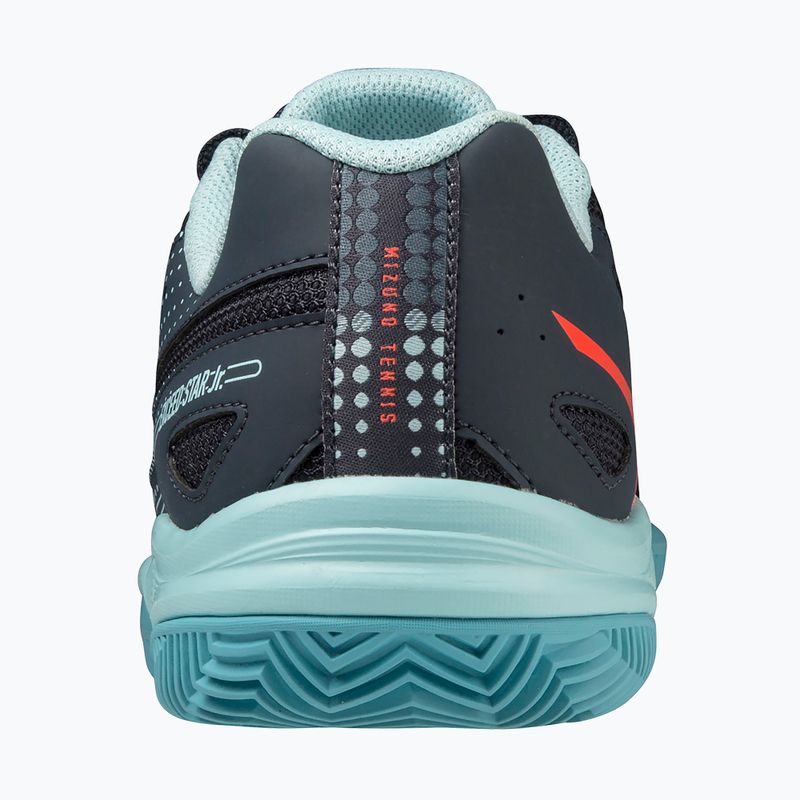 Children's tennis shoes Mizuno Exceed Star CC collegiate blue/soleil/tanager/turquoise 9