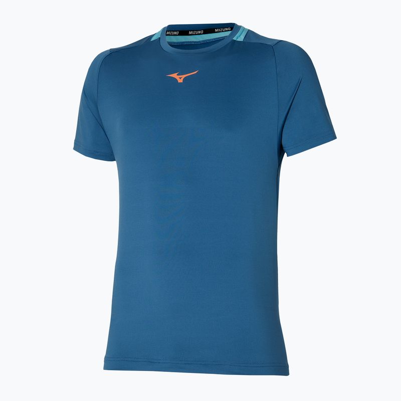 Men's Mizuno Running Shirt Tee blue 62GAA00117