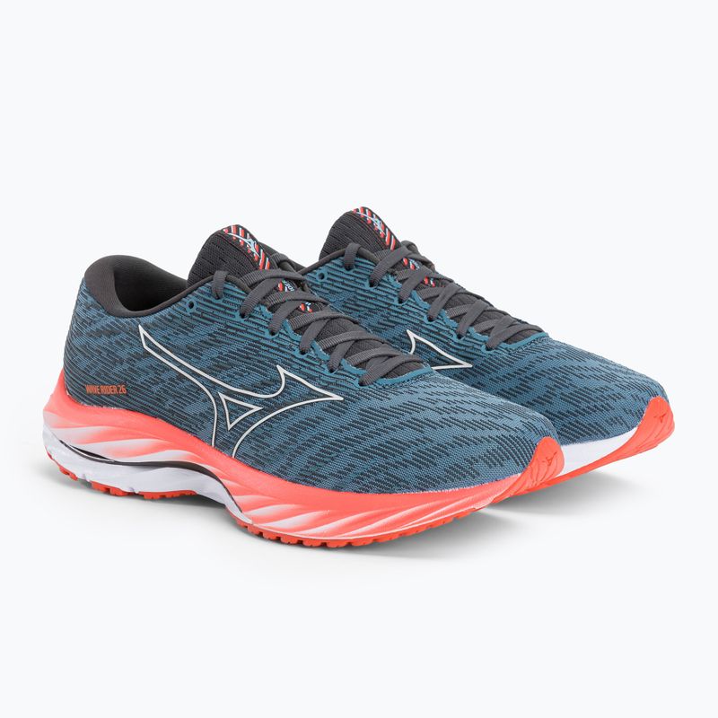 Men's running shoes Mizuno Wave Rider 26 Provinc Blue/Nimbus Cloud/Soleil J1GC220351 4