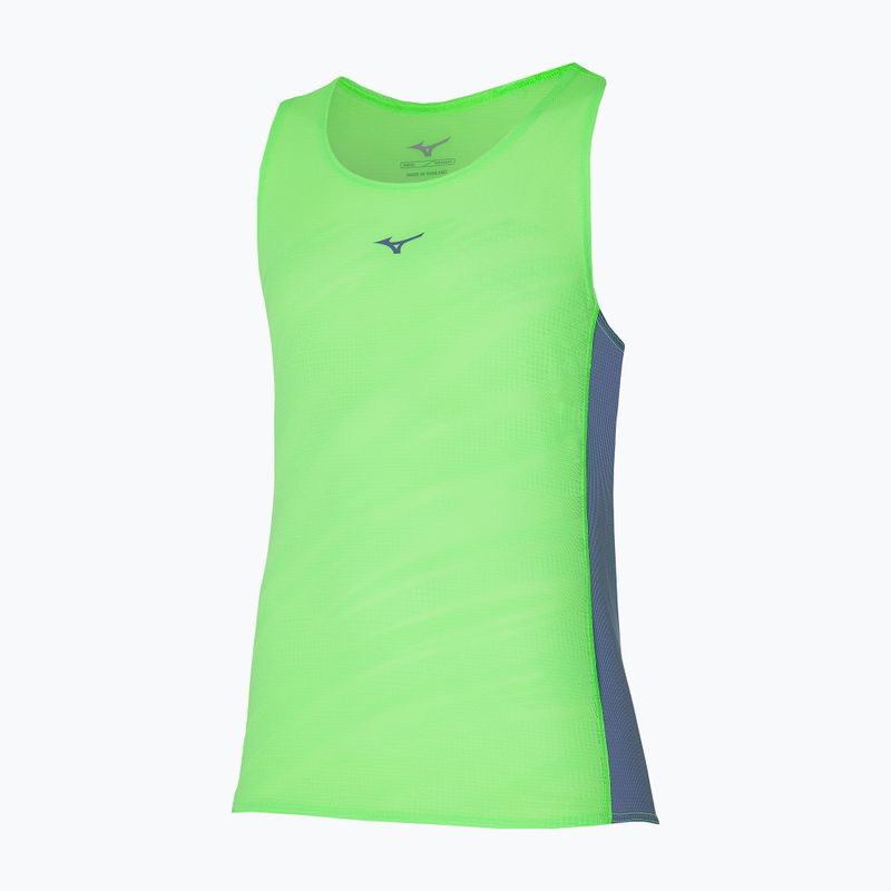 Men's running tank top Mizuno Aero Tank light green