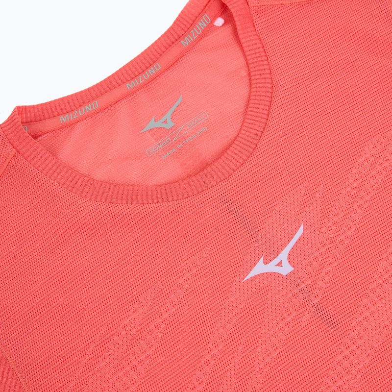 Women's running shirt Mizuno Aero Tee sunkissed coral 3