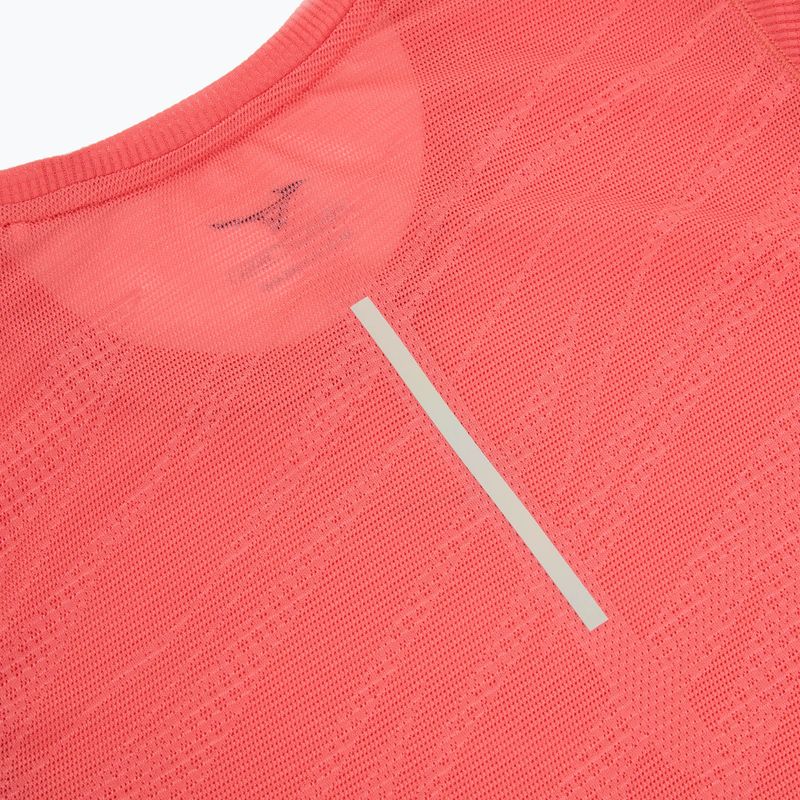 Women's running shirt Mizuno Aero Tee sunkissed coral 4