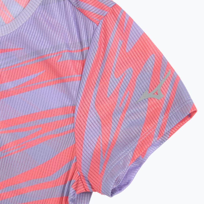 Women's running shirt Mizuno DAF Graphic Tee pastel lilac 3